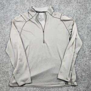 Patagonia Capilene 3 Midweight Pullover Mens XL Gray 1/4 Zip Shirt Base Layer